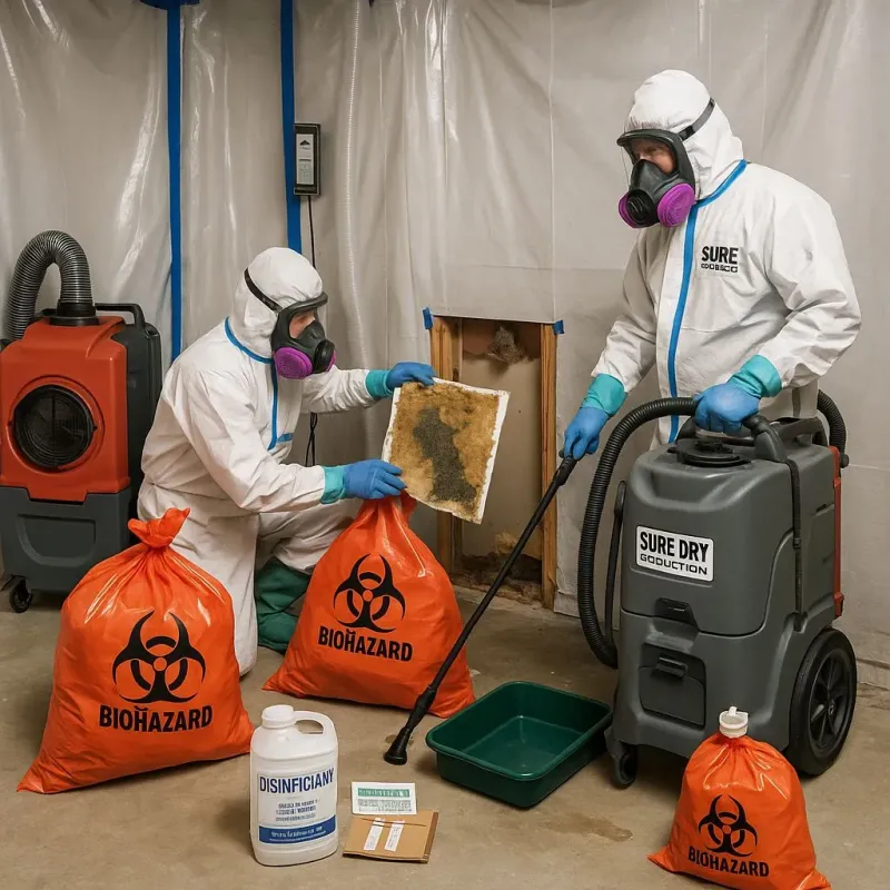 Contaminated Water Handling Protocols process in Cowpens, SC