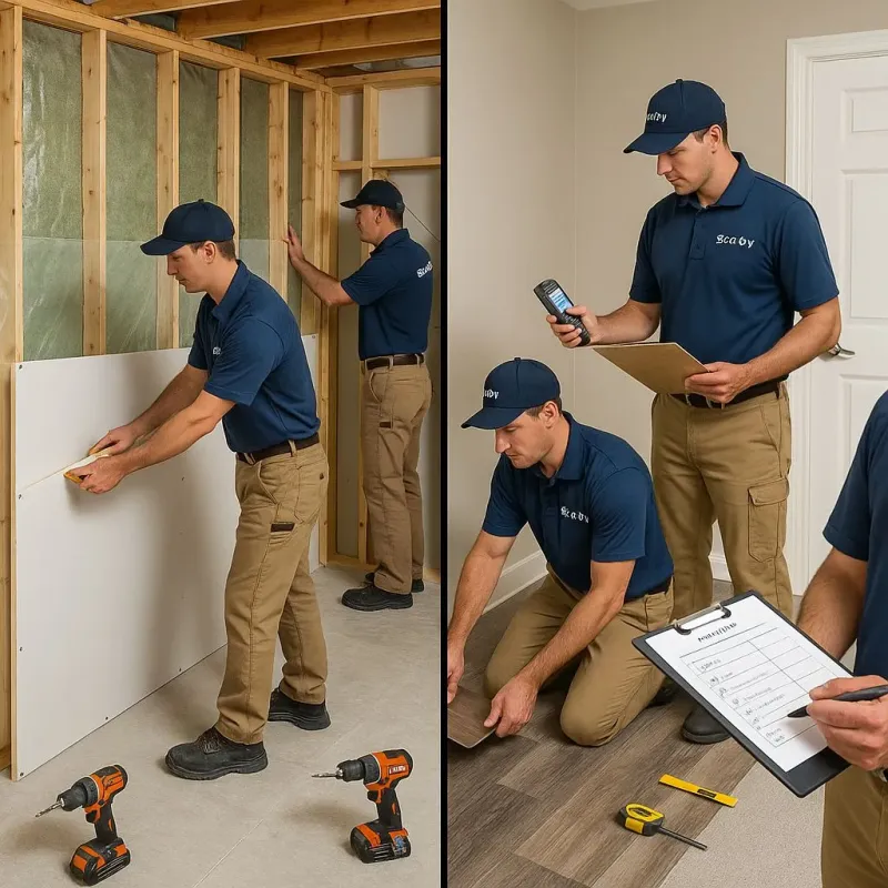 Repairs and Reconstruction process in Cowpens, SC